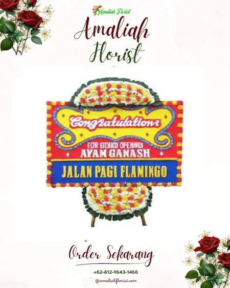 Sewa Papan Bunga Bandengan